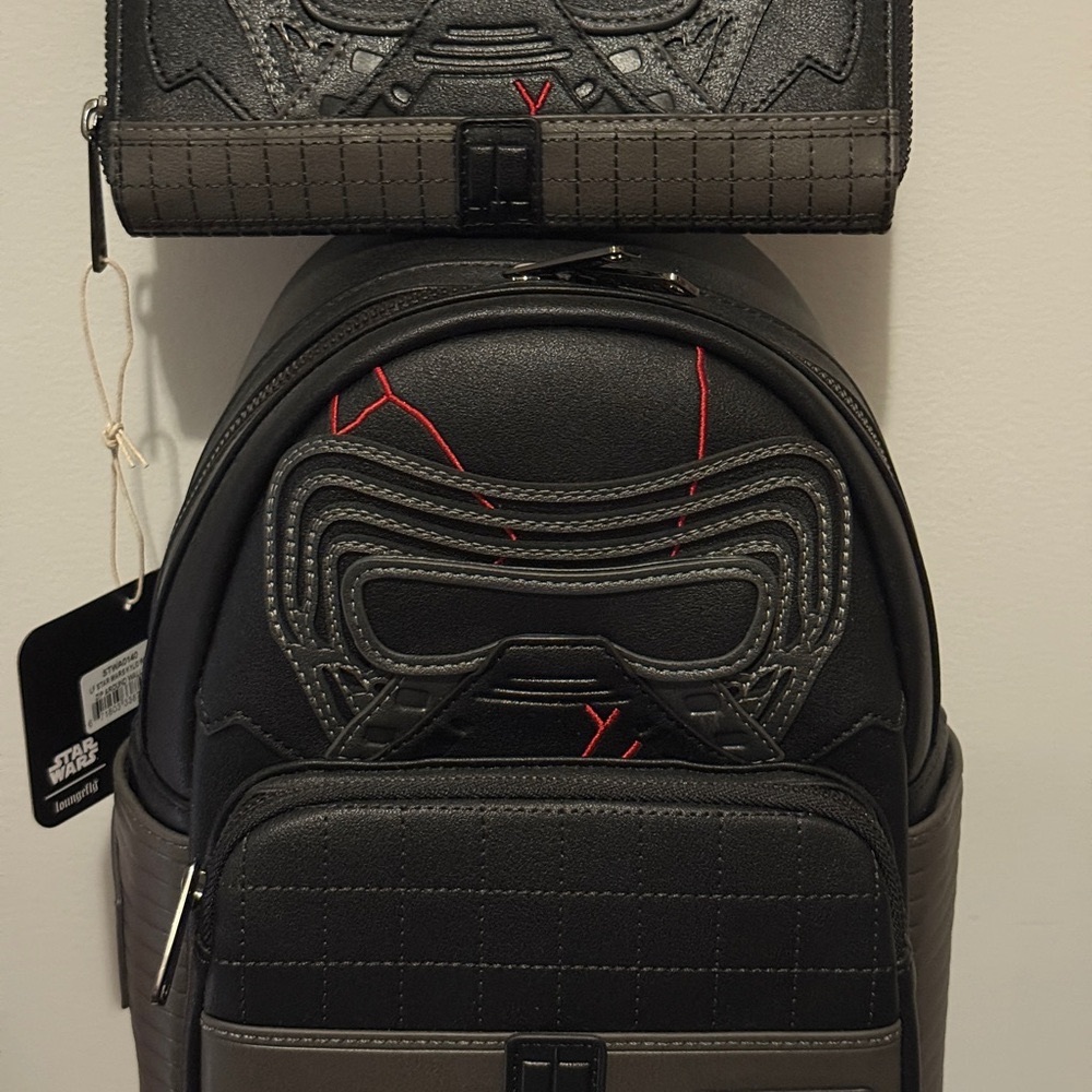 Star Wars Kylo Ren Loungefly Backpack and wallet